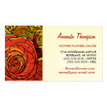 Rose Bouquet Floral Business Cards business cards