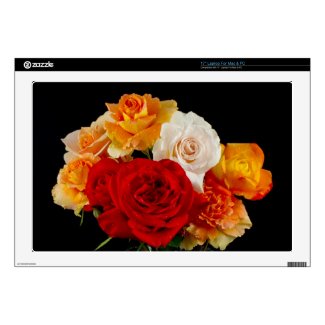 Rose Bouquet Laptop Skin