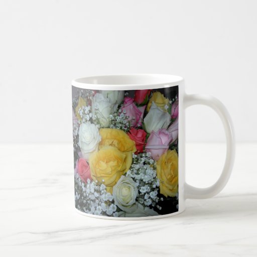 Rose bouquet mug