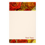 Rose Bouquet Personalized Stationery stationery