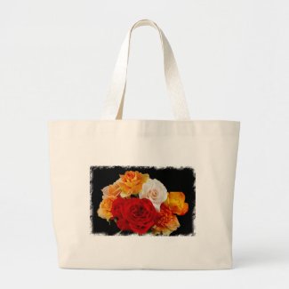 Rose Bouquet Tote Bags
