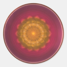 Rose bowl mandala sticker