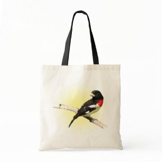 Rose-breasted Grosbeak Tote Bag