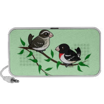 Rose-breasted Grosbeak Couple speakers