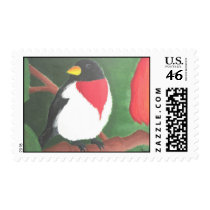 Rose Breasted Grosbeak Stamp