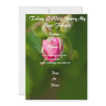 Rose Bud Wedding Invitation