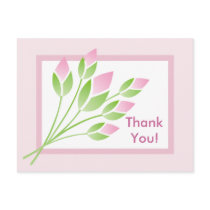 Rose Buds Thank You Postcard by zazzleproducts1 Rose Buds Thank You Postcard