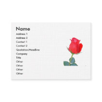 Rose Business Card Template