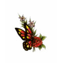 Rose Butterfly t-shirts by fstasu54 Rose Butterfly t-shirts