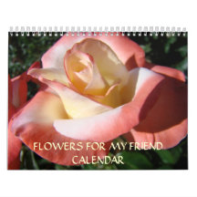 ROSE CALENDAR Gift FRIENDS Christmas Roses
