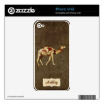 Rose Camel Skin iPhone 4 Decal