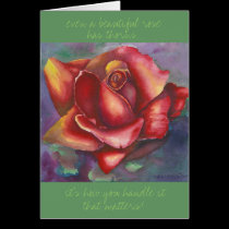 Rose card