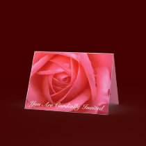 Rose Cards Personalized Rose Wedding Invitations cards