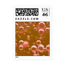 Rose Champagne Bubbles Postage