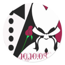 Rose Changes color to coordinate with your event! stickers