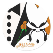 Rose Changes color to coordinate with your event! stickers