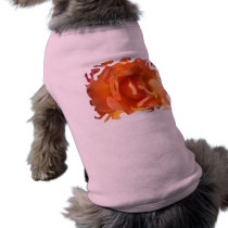 Rose Close Up Dog Shirts pet clothing