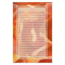 Rose Close Up Lined Stationery