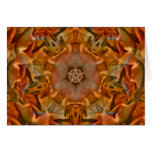 Rose collage mandala - Card