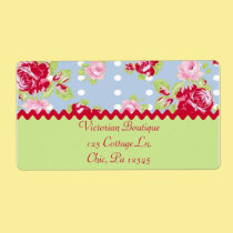 Rose Cottage Address Label labels