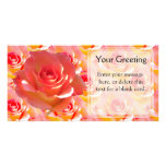 Rose Cup Custom Card Customized Photo Card