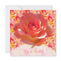 Rose Cup Invitations by wingedturtle Rose Cup Invitations