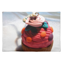 Rose Cupcake Placemat