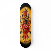 Rose Dagger Skate Deck