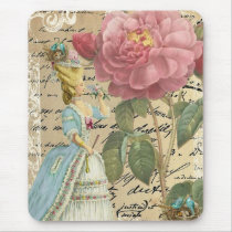 Rose de Marie Antoinette la Tuileries Mousepad