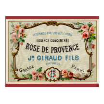 Rose de Provance a French Perfume Postcards