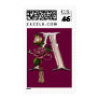 Rose Elegance Monogram A