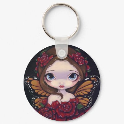 "Rose Fairy" Keychain by strangeling