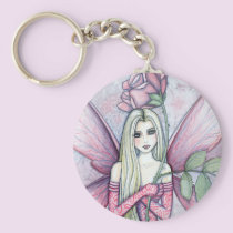 Rose Fairy Keychain by Molly Harrison