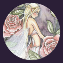 Rose Fairy Stickers by Molly Harrison stickers