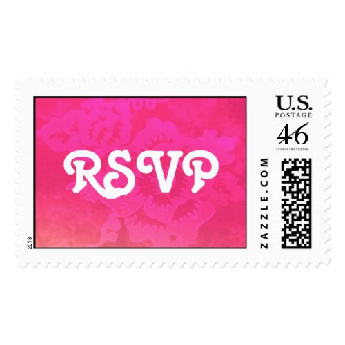 Rose Fantasy RSVP postage stamp