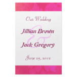 Rose Fantasy Wedding Program Flyers