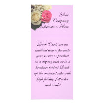 Rose, Floral Rack Card, Template rack cards