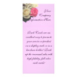 Rose, Floral Rack Card, Template