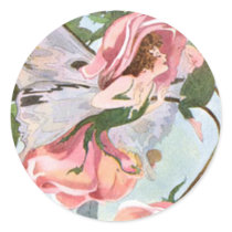 Rose Flower Fairy - Small Sticker by dchaddad Rose Flower Fairy - Small Sticker