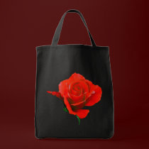 Rose Flower Tote Bag Red Rose Beach Tote Bags bags