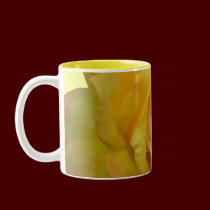 Rose Flowers Mug Coffee Cup Yellow Roses Cup mugs