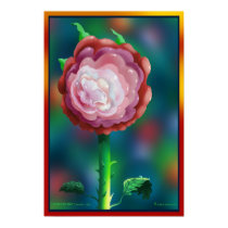 " ROSE FOR DAD " by: Robert Singletary posters
