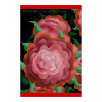" ROSE FOR MOM " by: Robert Singletary posters