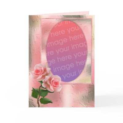 Rose Frame Greeting Card by GreetingsCards