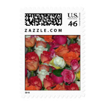 rose galore small stamp