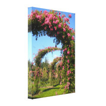 Rose Garden Arches of Elizabeth Park Canvas Print