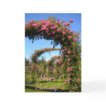 Rose Garden Birthday card