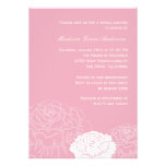 Rose Garden Bridal Shower Invitation - Pink Rose invitations