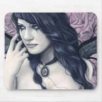 Rose Garden Mousepad by elvenstarart Rose Garden Mousepad