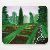 Rose Garden, Portland, Oregon watercolor painting Mouse Pad